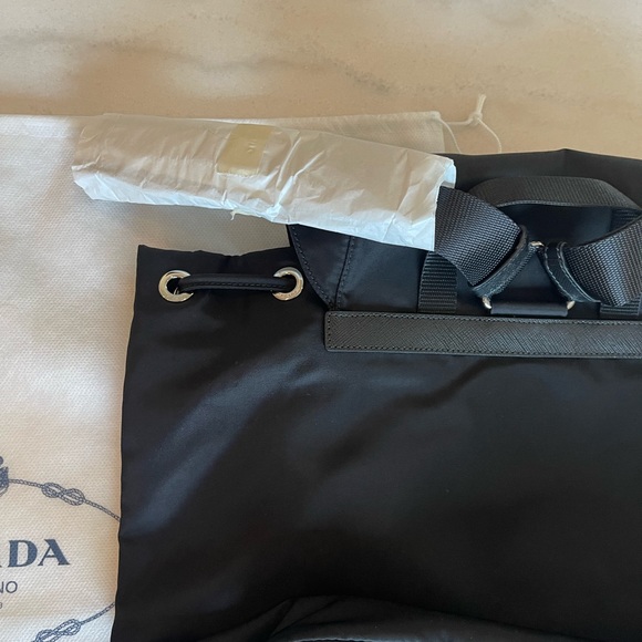 Prada Black Tessutto Backpack - Picture 4 of 8